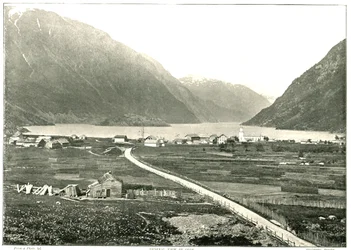 一般的な見解、ノルウェー、オッデ、1895年。