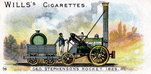 ジョージスティーブンソンズ機関車ロケット、1829年1900年