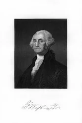 アメリカ合衆国の初代大統領ジョージワシントン、1872年