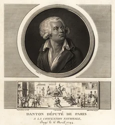 ジョルジュ・ダントン、国民会議におけるパリの副官（1794年処刑