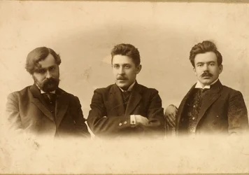 Georgy Chulkov、Vasili Milioti、Genrich Tasteven、ロシアの作家、1900年代