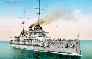 ドイツ戦艦ラインラント、c1910-1918