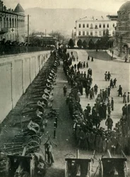 ロシア軍によって捕獲されたドイツの銃、第一次世界大戦、c1915、c1920。
