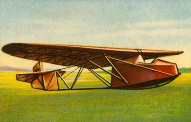 管状の鋼製格子胴体を備えたグライダー、1932年。