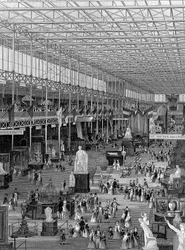 クリスタルパレスでの素晴らしい展覧会、ハイドパーク、ロンドン、1851年