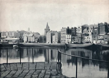 ガーンジー島-オールドハーバー、1895