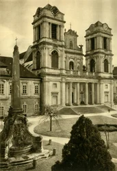 Göttweig修道院、クレムス、ニーダーエスターライヒ州、c1935。