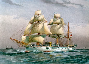 HMSカリオペ、ロイヤルネイビー3等巡洋艦、c1890-c1893