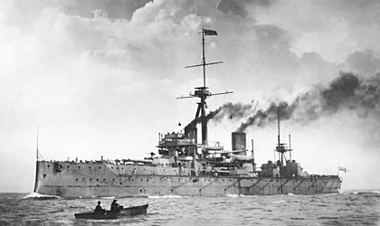 HMSドレッドノート（モノクロ写真