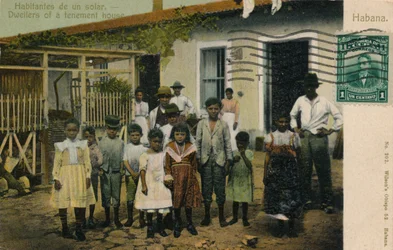 ソーラーの住民。長屋の居住者、c1913