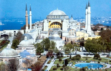 ハギアソフィア大聖堂、イスタンブールコンスタンティノープル、トルコ、1980年代