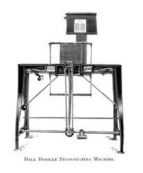 ホール点字ステレオタイピングマシン、1919年