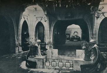 トリノ展のドイツ部門のホール、1902