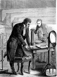 ハンスクリスチャンエルステッド、デンマークの物理学者、1820年c1880