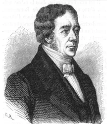 ハンスクリスチャンエルステッド、デンマークの物理学者、[c1870]