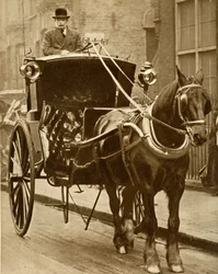 Hansom cab、c1910、1935。