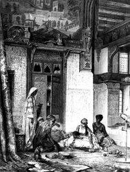 カリフ邸のハーレム、1880