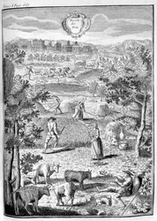 干し草の収穫、1775