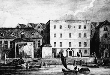 1667年にロンドンのハンス商人またはエステルリングの本部