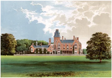 ヘムステッド公園、ケント州ステープルハースト近く、クランブルック子爵の家、c1880