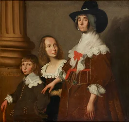 ヘスター・トレードカントと彼女の継子、ジョンとフランシス、c1644