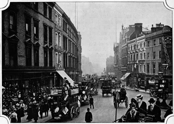 High Street、ケンジントン、ロンドン、c1900 1901
