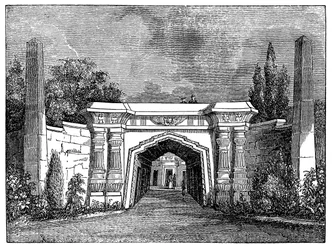 ハイゲート墓地、ロンドン、1838
