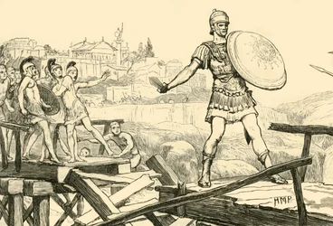 橋を守るHoratius Cocles、1890年。