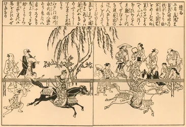 加茂祭での競馬、1692-1696、1924年。
