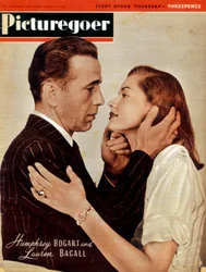ハンフリーボガート1899-1957とローレンバコールb1924、アメリカの俳優、1946
