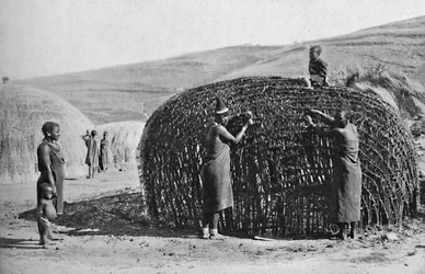 ズールランドの小屋の建物、1912