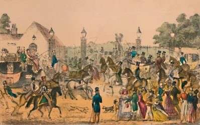 ハイドパークコーナー、1825年、c1870