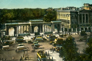 ハイドパークコーナー、ロンドン、c1910。