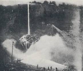 油圧鉱業、1923年。