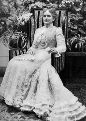 アイダサクストンマッキンリー、アメリカ大統領ウィリアムマッキンリーの妻、c1900、1908