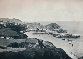 イルフラクーム-典型的な眺め、険しい海岸、1895年