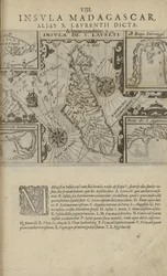 著者不明、Excudebat Matthaeus BeckerusFrancofurti, 1598-1628 (de, 1601)発行の『India Orientalis』からの抜粋。