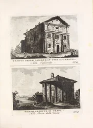 Vedute antiche e modne le piú interessanti della città di Roma av ukjent forfatter og utgitt at Presso Venanzio Monaldini, Stefano Piale in Piazza di Spagna (en, [ca 1820]) の挿絵。