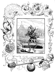 フランシスカルレスエンブレム、1895年のイラスト