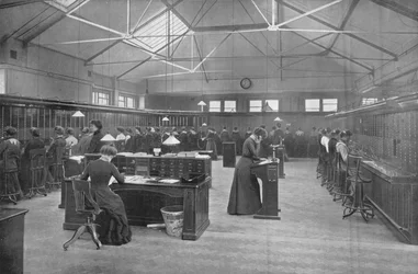 郵便局中央電話交換所、ロンドン市、c1903 1903