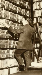 スコットランドヤード、ロンドン、1912年、1935年の指紋のインデックス。