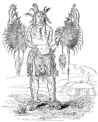 インド医学の男、C1700 C1880
