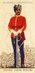 インドール州軍、1936年。
