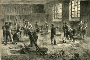 ミントの内部、c1872。