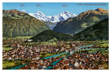 スイス、インターラーケン、20世紀