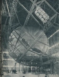 フレームワークとシリンダーの複雑さ：作成中のR101、c1935