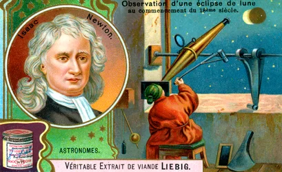 アイザックニュートン、英語の数学者、天文学者、物理学者、c1900