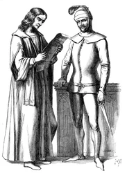 1549年のイタリアの衣装1849