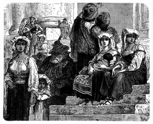 イタリアの農民、c1890