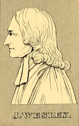 J.ウェスリー、1703-1791、1830年。